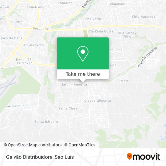 Galvão Distribuidora map