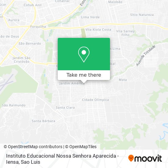 Instituto Educacional Nossa Senhora Aparecida - Iensa map