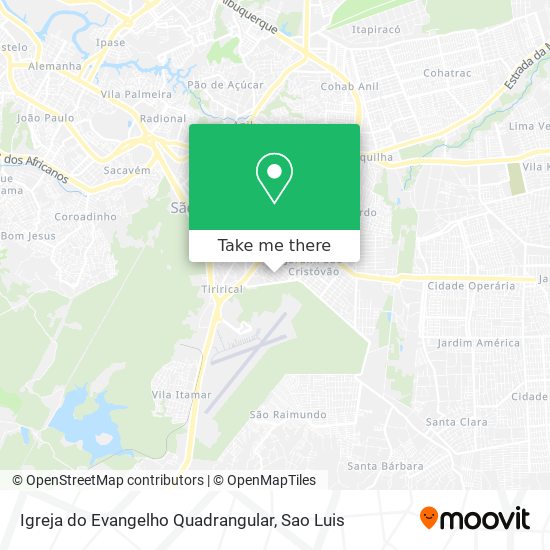 Igreja do Evangelho Quadrangular map