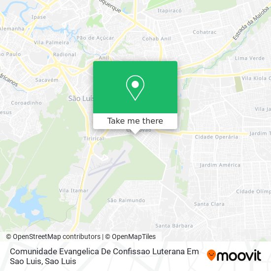 Comunidade Evangelica De Confissao Luterana Em Sao Luis map