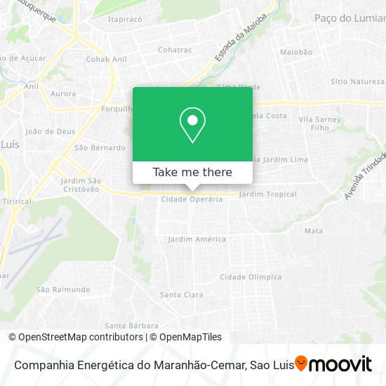Companhia Energética do Maranhão-Cemar map
