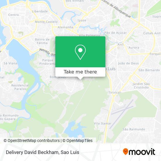Delivery David Beckham map