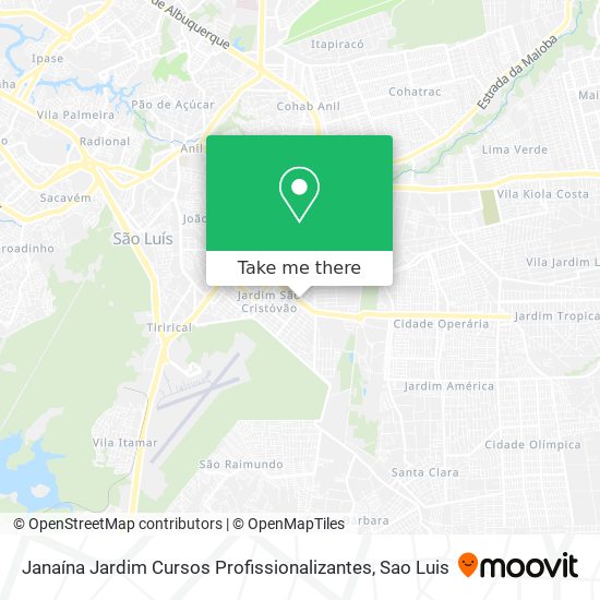 Janaína Jardim Cursos Profissionalizantes map