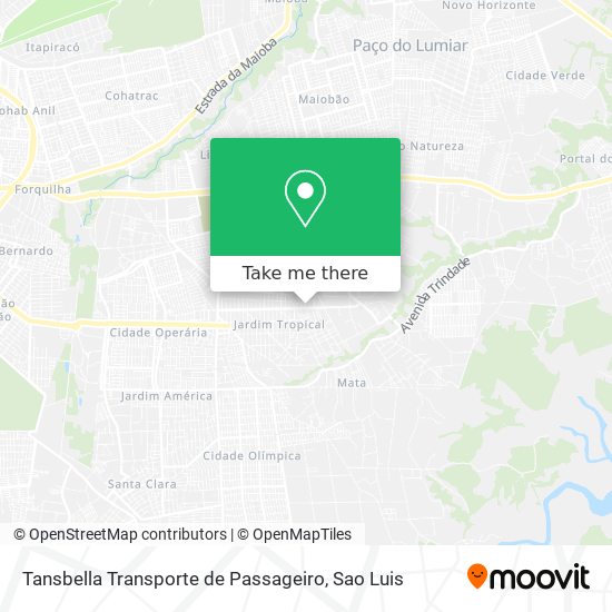 Tansbella Transporte de Passageiro map