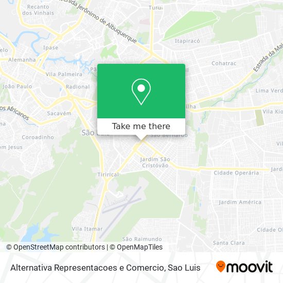 Alternativa Representacoes e Comercio map