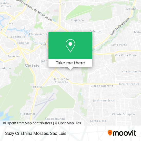 Suzy Cristhina Moraes map