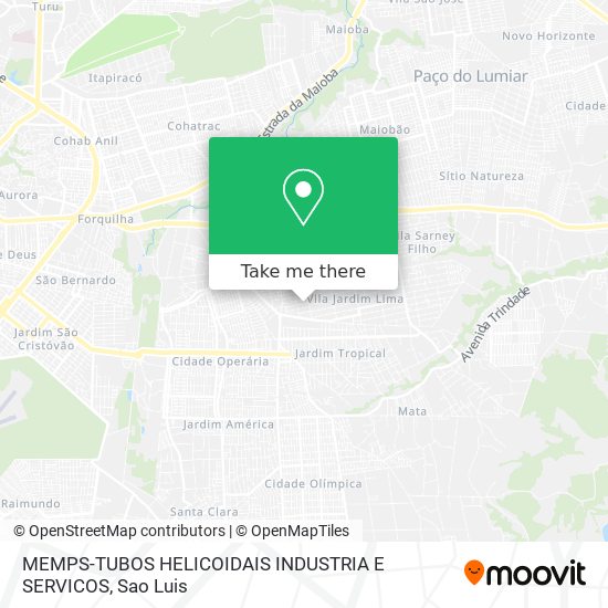 MEMPS-TUBOS HELICOIDAIS INDUSTRIA E SERVICOS map