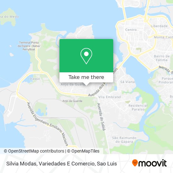 Silvia Modas, Variedades E Comercio map