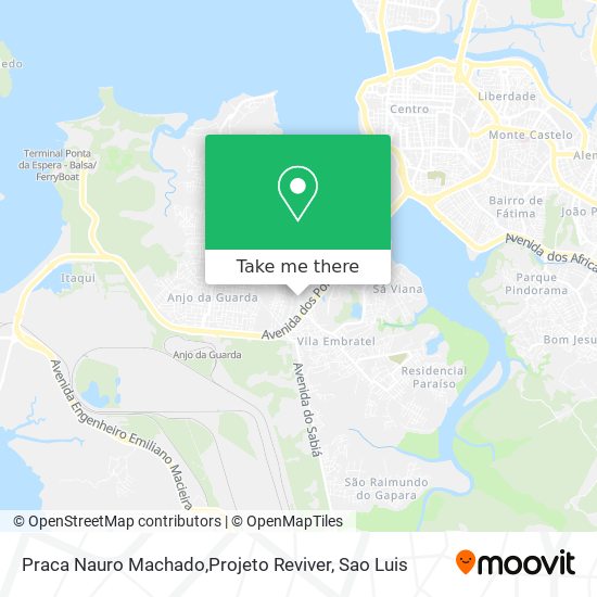Praca Nauro Machado,Projeto Reviver map