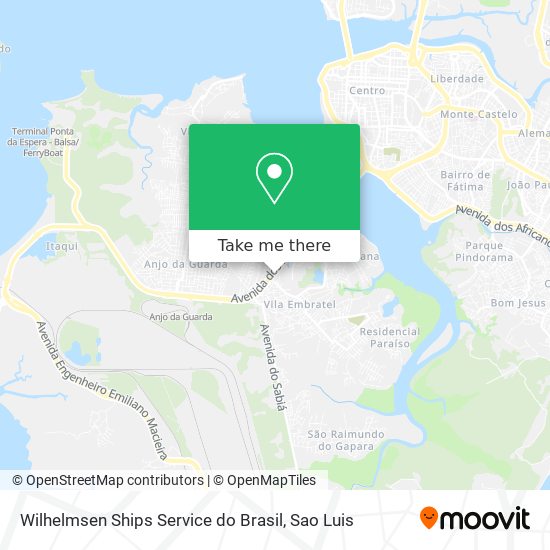 Wilhelmsen Ships Service do Brasil map