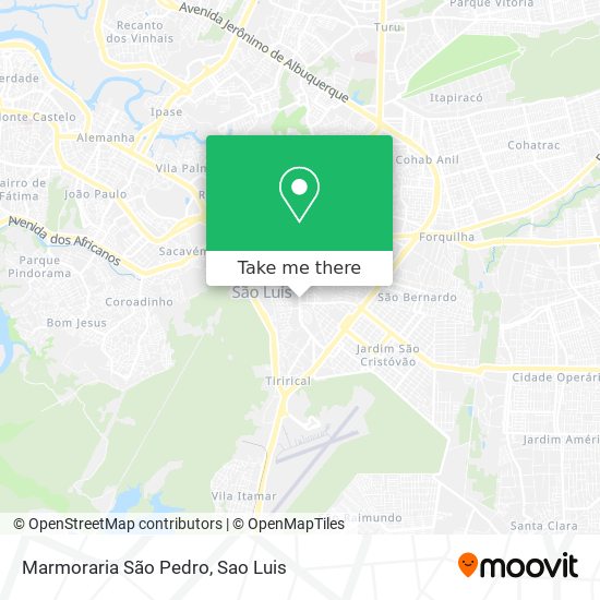 Marmoraria São Pedro map