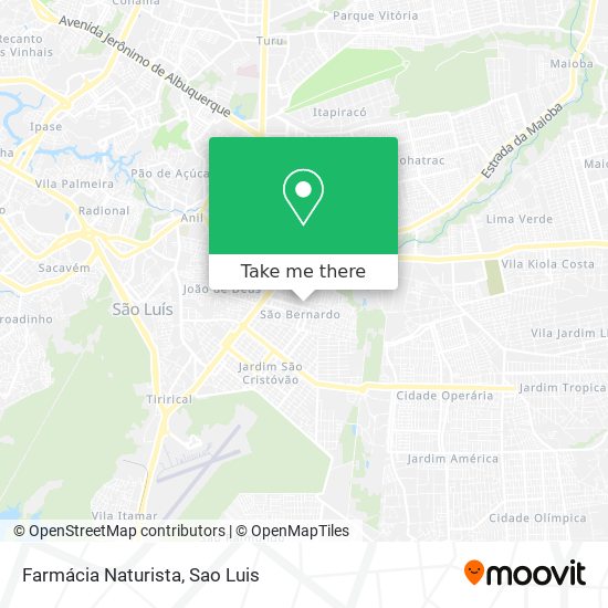 Farmácia Naturista map