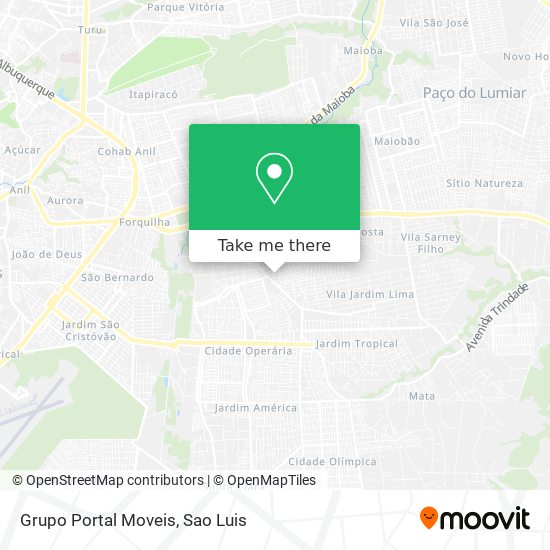 Grupo Portal Moveis map