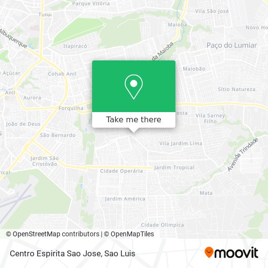 Centro Espirita Sao Jose map