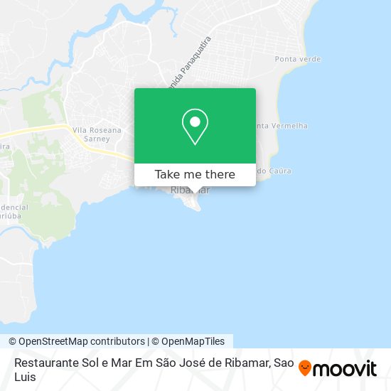 Restaurante Sol e Mar Em São José de Ribamar map