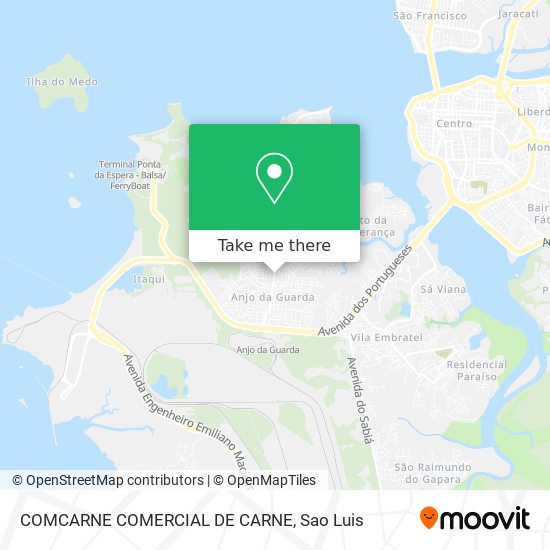 COMCARNE COMERCIAL DE CARNE map