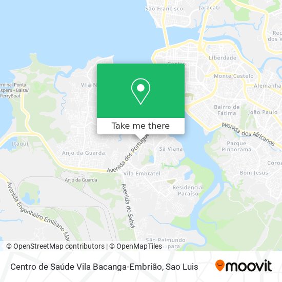 Centro de Saúde Vila Bacanga-Embrião map