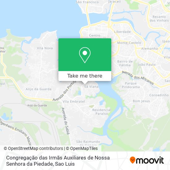 Congregação das Irmãs Auxiliares de Nossa Senhora da Piedade map