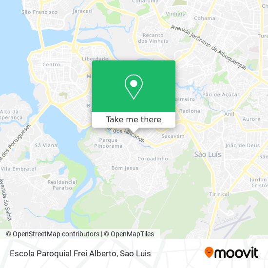 Escola Paroquial Frei Alberto map