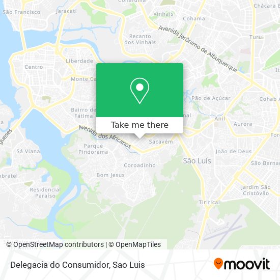 Delegacia do Consumidor map