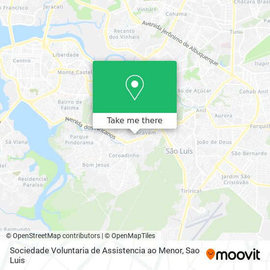 Sociedade Voluntaria de Assistencia ao Menor map