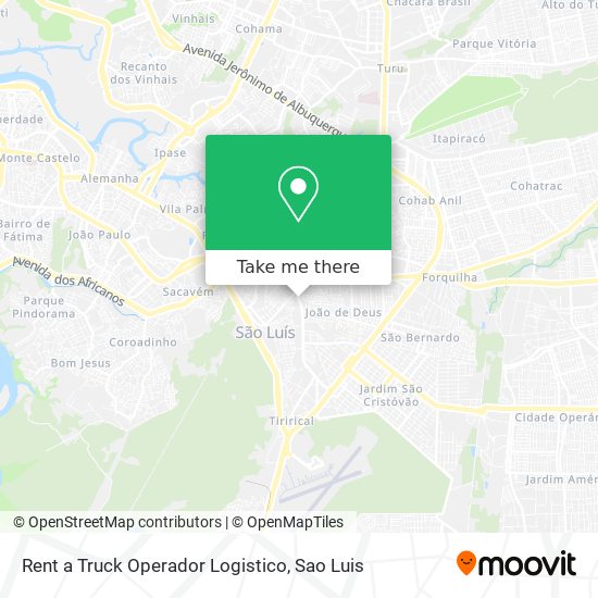 Rent a Truck Operador Logistico map
