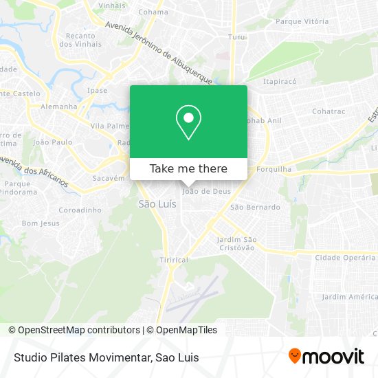 Studio Pilates Movimentar map