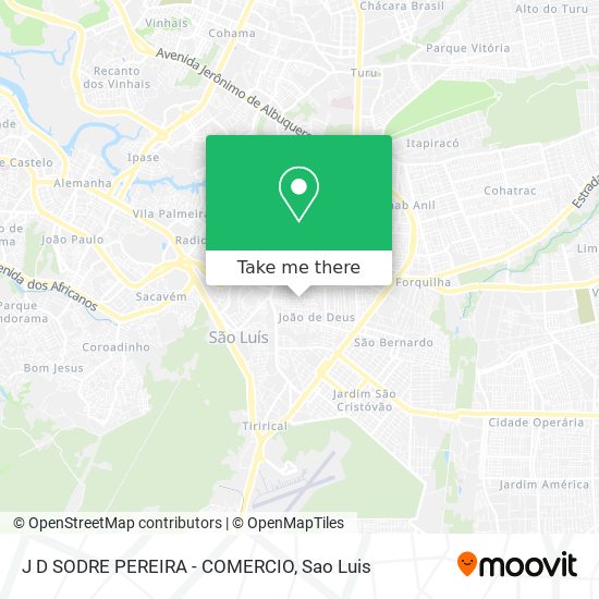 Mapa J D SODRE PEREIRA - COMERCIO