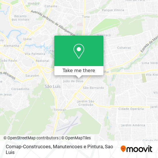 Comap-Construcoes, Manutencoes e Pintura map