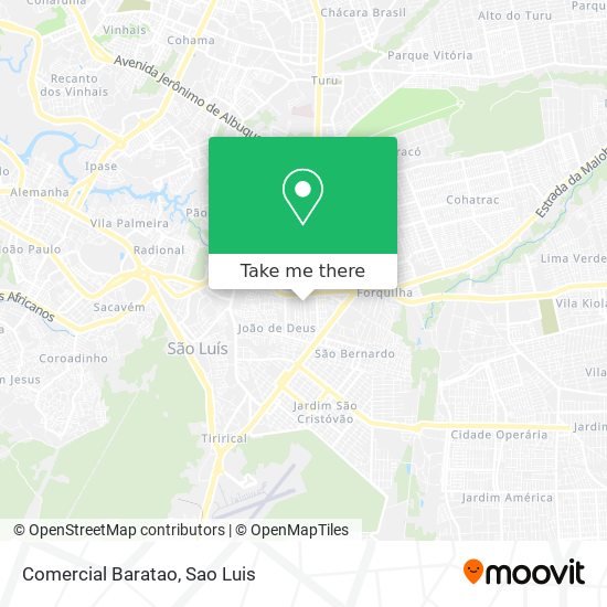 Comercial Baratao map