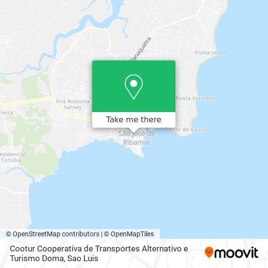 Cootur Cooperativa de Transportes Alternativo e Turismo Doma map