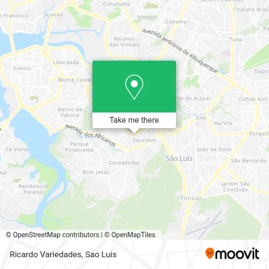 Ricardo Variedades map