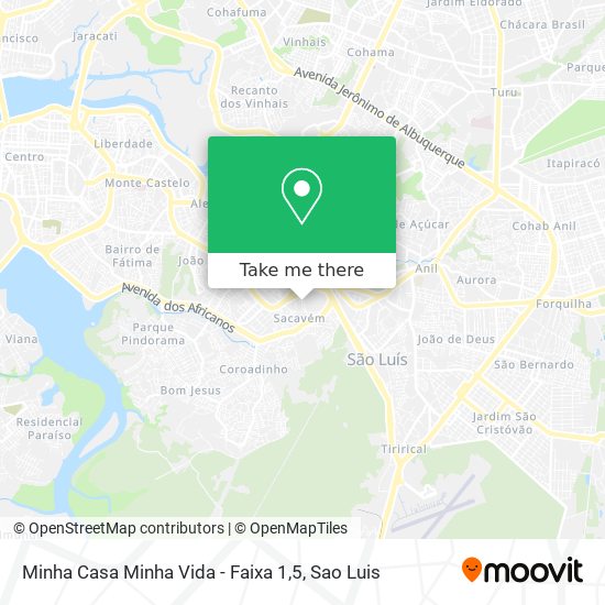 Minha Casa Minha Vida - Faixa 1,5 map