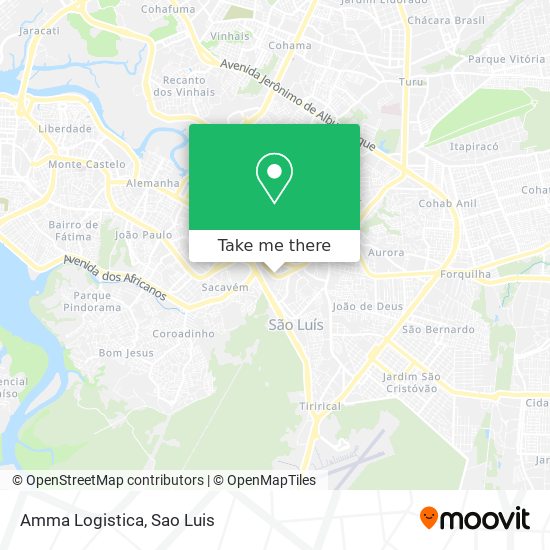Amma Logistica map