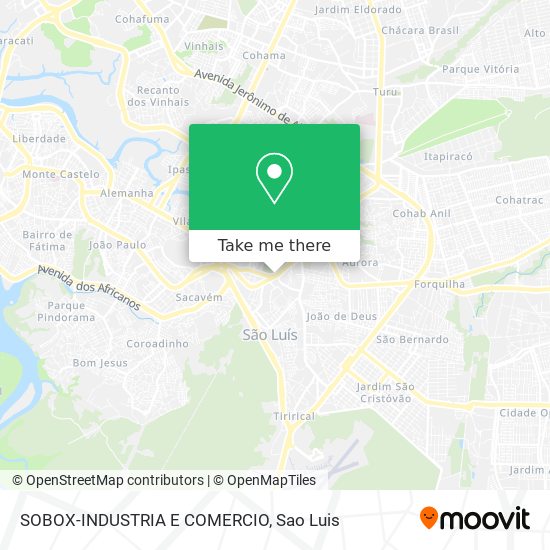 SOBOX-INDUSTRIA E COMERCIO map