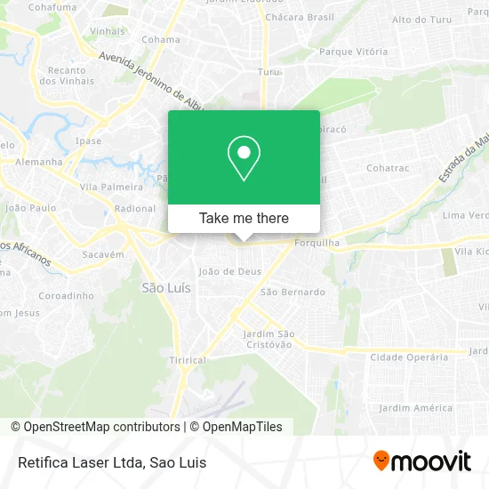 Retifica Laser Ltda map