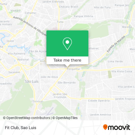 Fit Club map