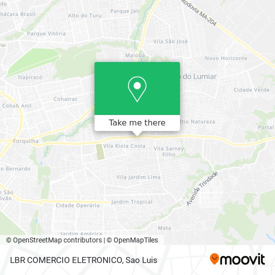 LBR COMERCIO ELETRONICO map