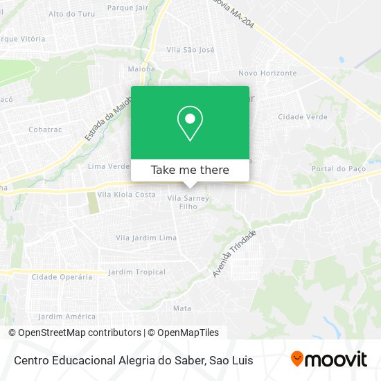 Centro Educacional Alegria do Saber map