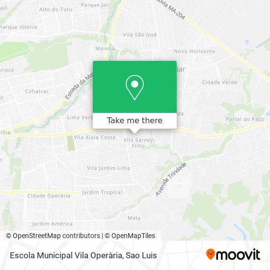 Escola Municipal Vila Operària map