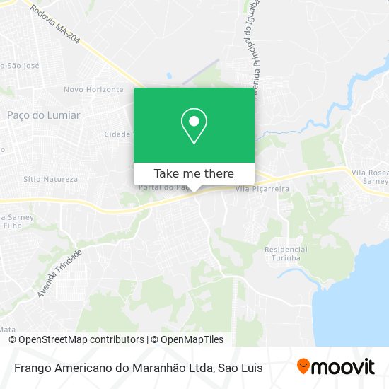 Frango Americano do Maranhão Ltda map