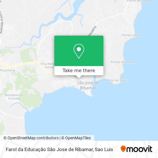 Mapa Farol da Educação São Jose de Ribamar