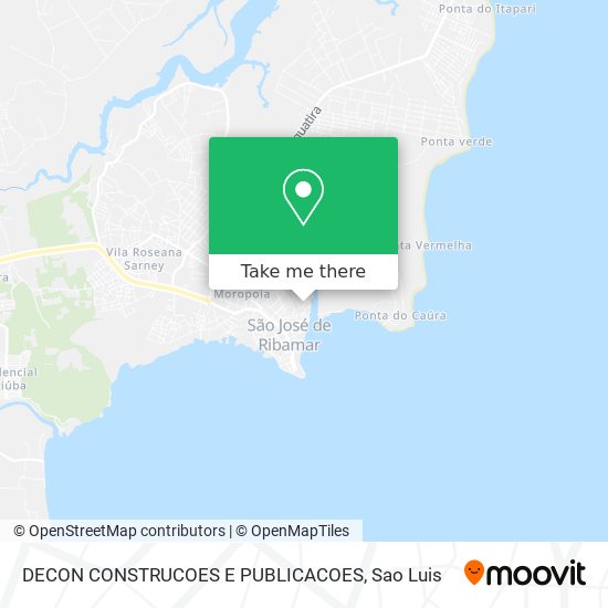 DECON CONSTRUCOES E PUBLICACOES map