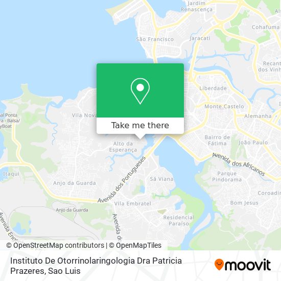 Instituto De Otorrinolaringologia Dra Patricia Prazeres map