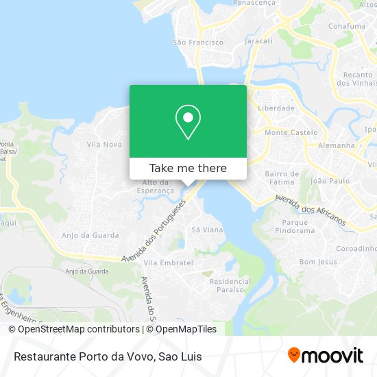 Restaurante Porto da Vovo map