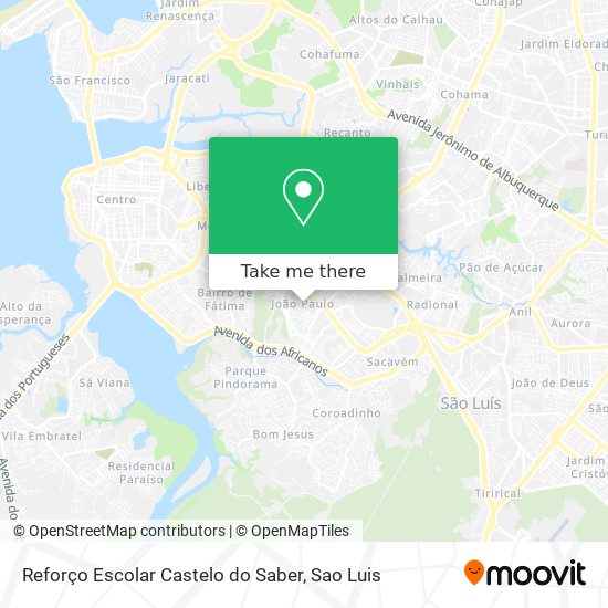 Reforço Escolar Castelo do Saber map