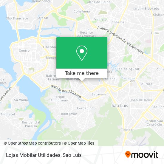 Lojas Mobilar Utilidades map
