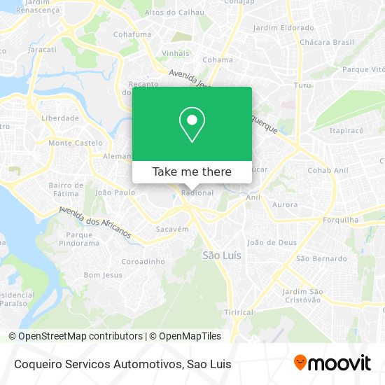 Coqueiro Servicos Automotivos map