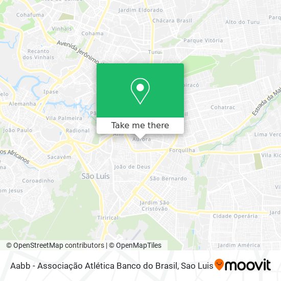 Aabb - Associação Atlética Banco do Brasil map