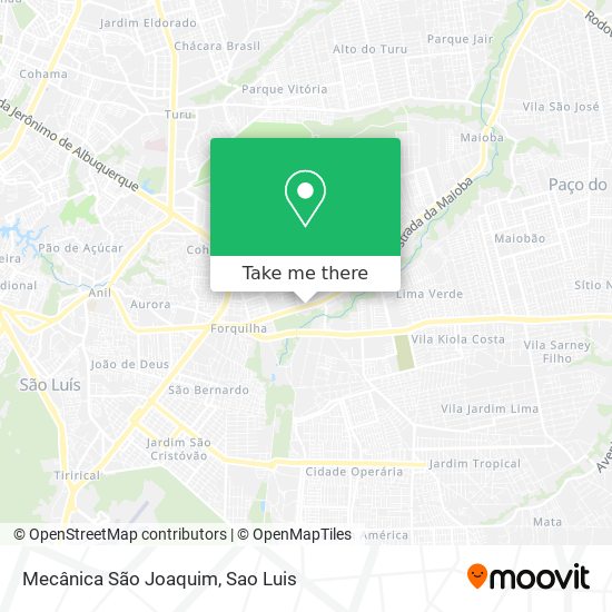 Mecânica São Joaquim map